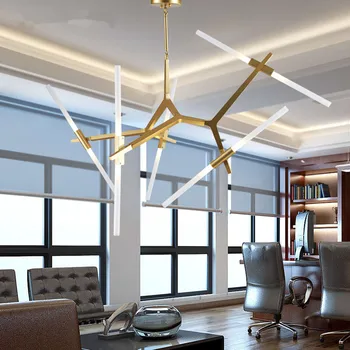 Customizied Post-Modernās Ziemeļvalstu Skujiņas Mūsdienu Kulons Gaismas viesistaba, Ēdamistaba Aptumšojami LED Spuldzes G9 Karājas Lampas