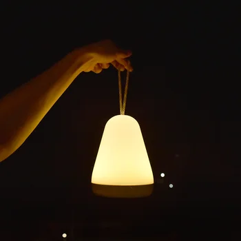 Galda Galda Lampa Portatīvo LED Nakts Gaisma Tālvadības pults Aptumšojami Taimeris USB Uzlādējams, Guļamistabas Gultas Lampa Āra Lampa