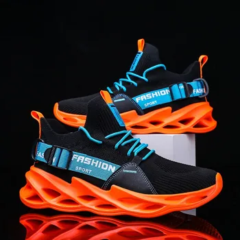Damyuan āra ērti skriešanas sporta apavi, vīriešu apavi elpojošs neslīdoša nodilumizturīga vieglas Čības
