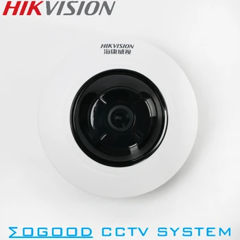 Hikvision DS-2CD3955FWD-IWS 5MP Fisheye Skatu 360 IP Kamera Atbalsta Hik-Connect APP WiFi SD Kartes PoE IS 10M aizstāt DS-2CD3942F-I