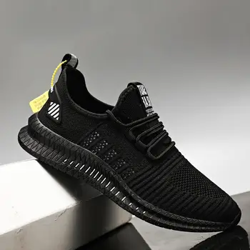 Jauns vīriešu ikdienas apavi sneaker modes sporta baltā āra gaismas liela izmēra melns elpojošs vasaras ērti tendence lēti