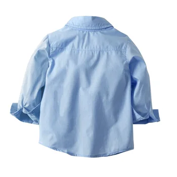 Top un top pavasarī un rudenī puika kungu apģērbu balts krekls ar tauriņu krekls + bikses 2gab oficiālu bērnu audums