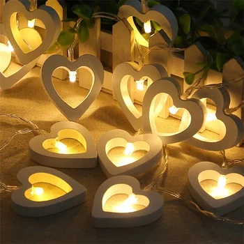1 M 10 LED Koka Sirds LED String Gaismas Romantisku Valentīna Dienā, Ziemassvētkos, Dzimšanas dienā, Kāzu svinības, Apdares Gaismas