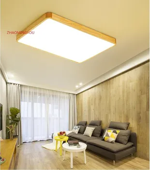 JUMS liels, 5cm ultra plānais LED Koka Griestiem Deg dzīvojamā istabā, lustras, Griestu armatūra modernās griestu lampas