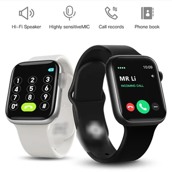 Ir 2021. Smart Skatīties Vīrieši Sievietes Watch6 W66 Plus 44MM Bluetooth Zvanu Pulkstenis Spēli Sirds ritma Monitors Sporta Smartwatch IOS Android