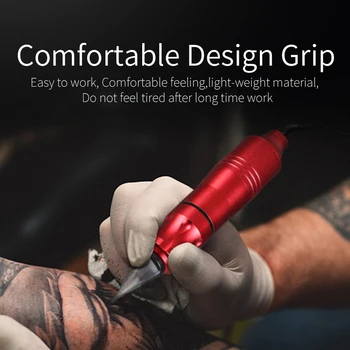 Profesionālās Rotācijas Tetovējums Pildspalvu Grims Mašīna, Komplekts Ar Adatām Dāvanu Piegādes