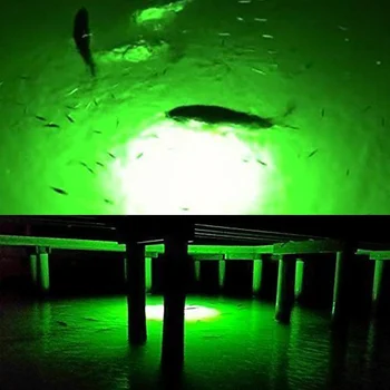 12V LED Zvejas Gaismas Zemūdens Nakts Zvejas Gaismas Zivju Zemūdens Meklētājs Lampas Piesaista Garneļu Zvejas Gaismas Vizuļi Kalmāri