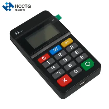 MPOS Mobilo maksājumu termināls Magnētisko Karšu Lasītājs NFC&IC mikroshēmu, karšu lasītāju ar to tastatūru - HTY711