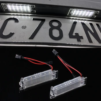 Auto numura zīme gaisma 12V LED Numura zīmes Lukturi Priekš Opel Adam Astra H J K Cascada Corsa Zīmotnes Zafira B Auto Signāla Lampa