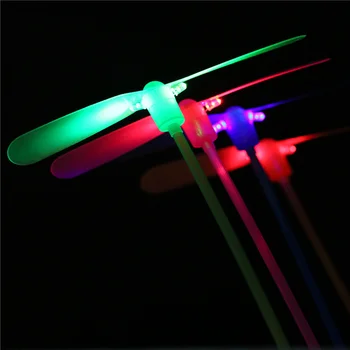 5gab jaunu bambusa spāre nakts gaisma lidos plastmasas kvēlojošs rotaļlietas nakts gaisma, kas bērnu rotaļlietas dzimšanas dienas dāvana