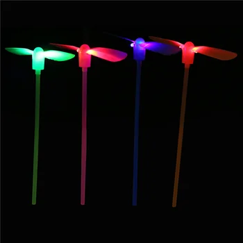5gab jaunu bambusa spāre nakts gaisma lidos plastmasas kvēlojošs rotaļlietas nakts gaisma, kas bērnu rotaļlietas dzimšanas dienas dāvana