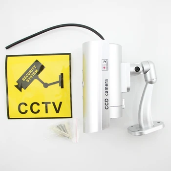 Ūdensizturīgs Lelli, CCTV Kamera Ar Mirgojošu LED Āra vai Iekštelpu Reāli Meklē Fack Kamera Drošības