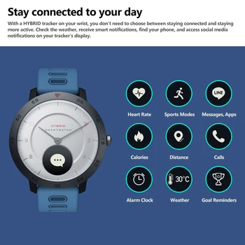 Zeblaze Hibrīda Smartwatch Sirdsdarbība, Asins Spiediena Monitoru, Smart Skatīties Izmantot Izsekošanas Miega Izsekošanas Smart Paziņojumus