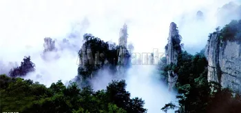 Mr Tvertne PVC Akvāriju Fonā Plakāts Wuxia Filmu Mountain View Zivju Tvertnes Fona Tapešu Uzlīme Rotājumi