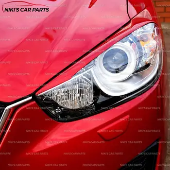 Uzacis uz lukturiem, gadījumā, Mazda CX5 2011-2017 ABS plastmasas skropstas skropstu molding apdare auto stils meklēšana
