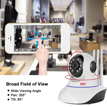 HD 1080P 3.6 mm 2.0 MP IP Kameras Home Security Bezvadu CCTV Video Novērošanas Wifi Kamera Nakts Versija PTZ Cam Baby Monitor