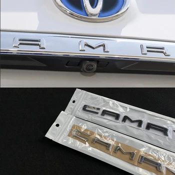5gab/set ABS auto 3D Vēstuli Aizmugures bagāžnieka Uzlīmēm, Emblēmas nozīmīti Decal uzlīmes Car styling auto Piederumi Toyota Camry 2018 +