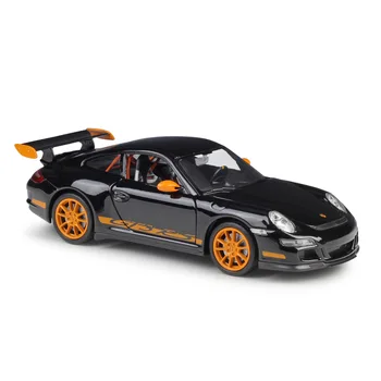 Welly 1:24 Porsche GT3 RS 997 sakausējuma auto modelis Diecasts Rotaļu Transportlīdzekļiem, Vāc dāvanas, kas Nav tālvadības tips transporta rotaļlietas
