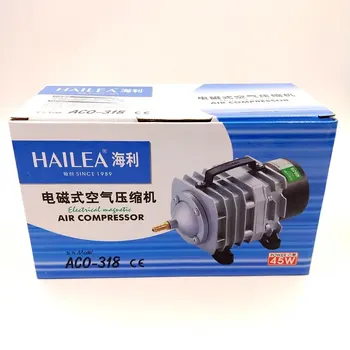 Gaisa kompresors, sūknis HAILEA ACO-318 CE 45W 220V 50HZ lāzera graviera griezējs mašīna 2030 4040 4060 desktop mini augstas kvalitātes