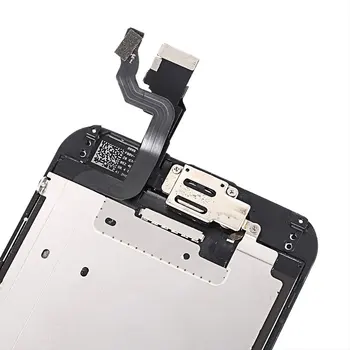 AAA+++ Pilns komplekts iPhone 6 6S Plus LCD Ar Kameras Pogu Home Aizpildītu Ekrānu Nomaiņa, Montāža Displejs Garantija