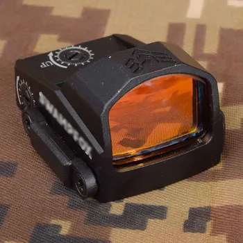 Taktiskā Mikro Reflekss Red Dot Sight P2 Hologrāfiskā Riflescopes Optisko 3 MOA 1x22 par Šautene vai Bise ar Augstu Mount