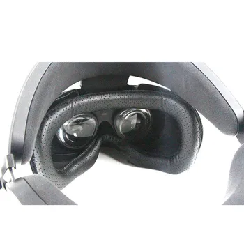 Ādas Sponge Acu Maska Segtu Rezerves par Oculus Rift S VR Brilles, Austiņas Ērti Sejas Pad Gaismas Noplūde-pierādījums, Acu Spilvens