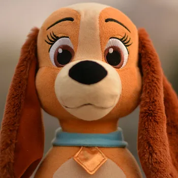 Disney Multiplikācijas Filmas Lady Un Līgumreisu Multiplikācijas filmu Suns Plīša Rotaļlietas Lelles 25/30cm