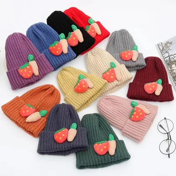 Jauns bērnu beanie rudenī un ziemā mākoņi aukstu un siltu kapuci cepurīte zēniem un meitenēm bērnu vilnas cepure