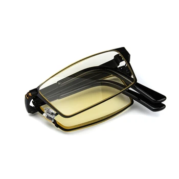 Augstas klases Kabrioleta Anti Blue Ray Lasīšanas brilles vīriešiem Salokāms Brilles Ar Lietu Presbyopic Brilles +1.0+1.5+2.0+2.5+3.0+3.5+4.0