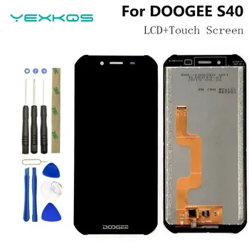 Testēti Jaunu Oriģinālo Par Doogee S40 LCD+Touch Screen Digitizer Montāža ForDOOGEE S40 Pro/S40 Lite Android 9.1 Tālruni
