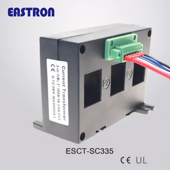 ESCT-SC335 250/1A 3-in-1 Sadalīt Core Pašreizējo Transformators, Neizmantojot VADUS