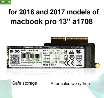 JAUNU A1708 Klēpjdatoru SSD 512G 1 TB 2 TB par Macbook Pro Retina 13.3