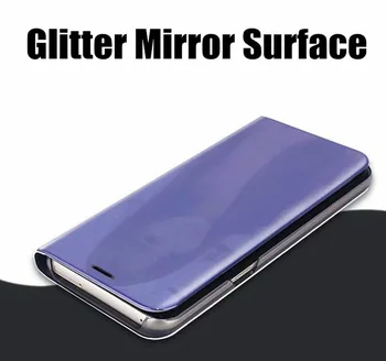 Smart Mirror Flip Case For Samsung Galaxy A50 A51 A70 A71 S20 Ultra S8 S9 S10 Piezīme 8 9 10 Plus S10E Lite A81 A91 M60S M80S Vāciņu