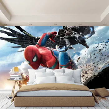 Sienas sienas pirmsskolas izglītības iestādē, Avengers stereoskopiskās sienas sienas guļamistabai Zālē mājās