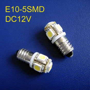 Augstas kvalitātes 12V E10 led,E10 LED lampas, 12V,E10 led gaismas,E10 Spuldze 12V,E10 Gaismas 1W 12V,E10 12V,E10 1W DC12V,bezmaksas piegāde 5pc/daudz