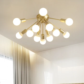 Mūsdienu LED Griestu lampas Zelta apgaismojums Dzīvojamā Istaba Guļamistaba Radošo Mājas Apgaismes Ķermeņi Griestu Lampa AC110V/220V Piegāde