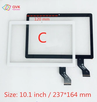 10.1 collu touch screen, lai beesitto K102 K105 K900 Tablet PC capacitive touch screen panelis remonts rezerves daļas