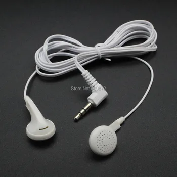 2000 Gabali, baltas vienreizējās lietošanas earbuds zemu izmaksu stereo austiņas universālās klausuli slimnīcas ,skolas,sporta zāles ,spa,aviosabiedrības