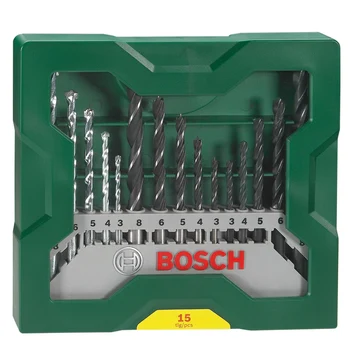Bosch 15-gabals urbis green set mūra urbis vērpjot kokapstrādes urbis multi-function urbi, instrumentu pielikumu