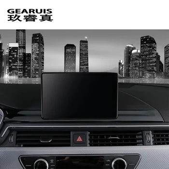 Auto Stils Navigācijas Ekrāna Aizsardzība attiecas Uzlīmes Centrs Kontroles Lentes Panelis Audi A4 b9 A5 Iekšlietu Auto Piederumi