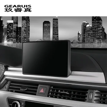 Auto Stils Navigācijas Ekrāna Aizsardzība attiecas Uzlīmes Centrs Kontroles Lentes Panelis Audi A4 b9 A5 Iekšlietu Auto Piederumi