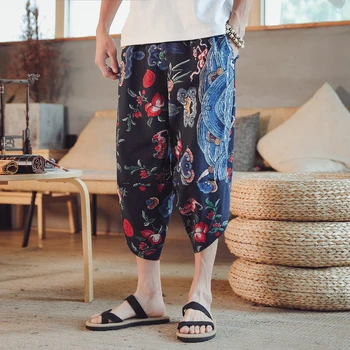 2019 Sinicism Zīmolu Modes apģērbu Vīriešu vasaras Augstas kvalitātes kokvilnas veļa Haroun bikses/Vīriešu drukāšanas Zaudēt treniņbikses Bikses