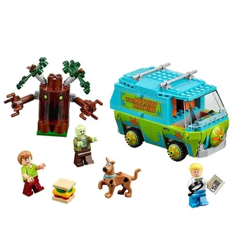 Bela Scooby Doo Noslēpums Mašīna Autobusu Celtniecības Bloku DIY Bloki Rotaļlietas 10430 10432 10431 Saderīgs Ar Dzimšanas dienas Dāvanas