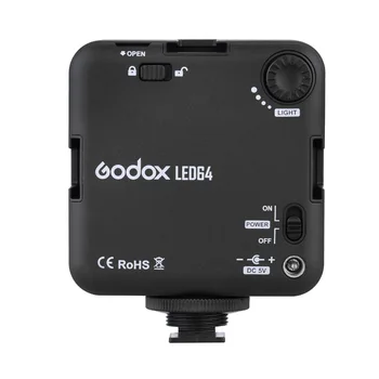 Godox LED64 64 LED Video Gaisma DSLR Kameras Videokameras mini DVR, kā Aizpildīt Gaismas Kāzu Ziņas Intervijas Macrophotography