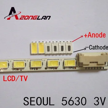 Apkopes led LCD TV 500pcs TV backlight apgaismojums ar gaismas caurules gaismas avotu Seulas 5630 SMD lampas, krelles, aksesuāri