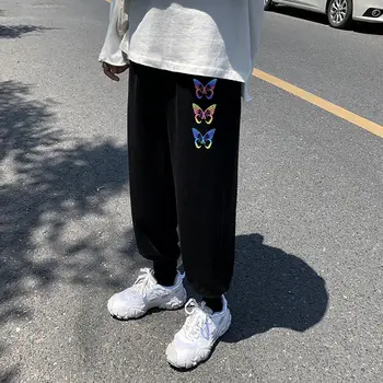 Privathinker 2020. Gadam, Modes Jaunu Gadījuma Bikses Tīrtoņa Krāsu Taisni Harēma Bikses Korejiešu Vīrieti Brīvs Bikses Streetwear Vīriešu Apģērbs