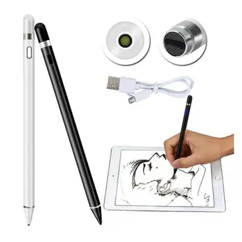 Universālā Capacitive Stylus Touch Screen Smart Pen Pildspalva IOS/Android Sistēma Apple iPad Smart Tālrunis Pen Irbuli Zīmuļa Pieskārienu Pildspalva