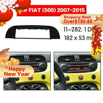 Radio Facia Par 2007-FIAT 500 1DIN dvd atskaņotājs Fascijas Auto Stereo Radio Installtion Dash