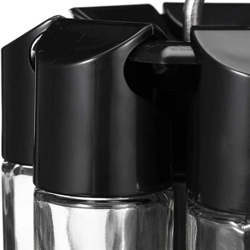 ABS Vāku Garšvielu Pods Garšvielas Pudeli Virtuves Piederumi Garšvielu Pudeļu Kopumu, Zīmogs Rotējošo Garšvielu Plaukts Spice Instrumenti