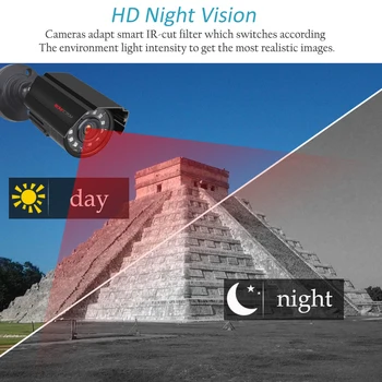 SIMICAM Drošības CCTV 5MP AHD Kameras Āra Ūdensizturīgs Bullet Kameras Day & Night Uzraudzības HD 3.6 mm Objektīvs IS SAMAZINĀT